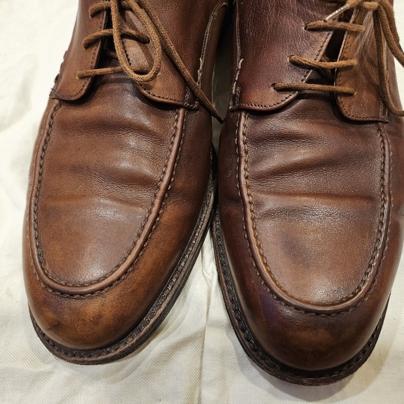 Bally Vintage Mens Brown Leather Dunmore Shoes Size 10.5D - Picture 9 of 9